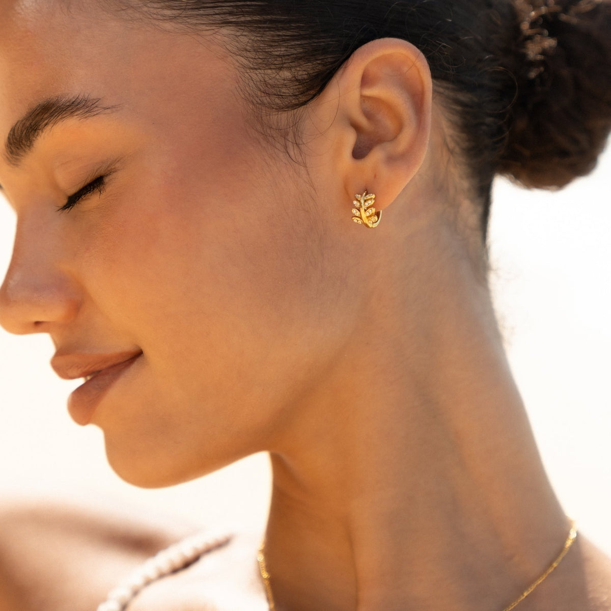 Laurel Hoops Earrings - Mari Gavane
