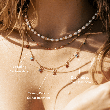 Island Lights Choker – waterproof necklace by Mari Gavane (view 2)