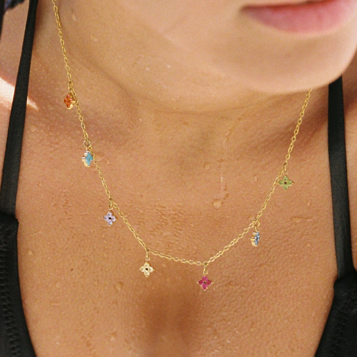 Island Lights Choker – waterproof necklace by Mari Gavane