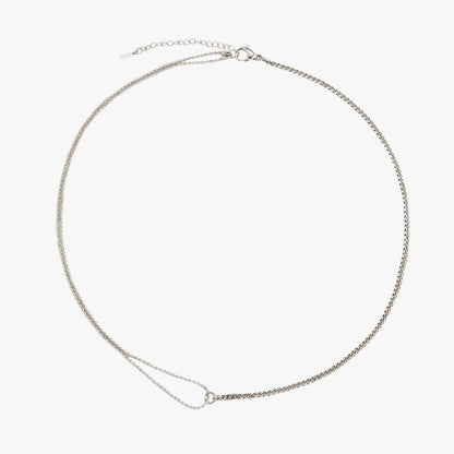 Double Layered Chain Choker Necklace, 18K Gold Stainless Steel, Waterproof - Mari Gavane