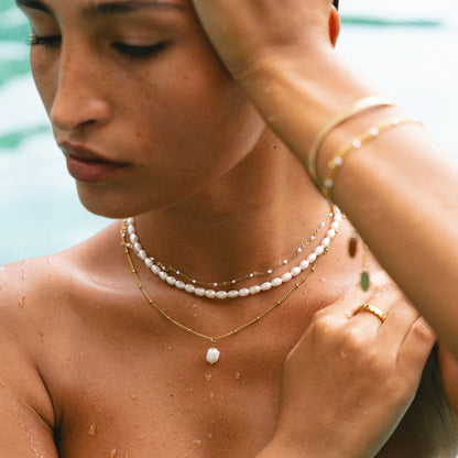 Freshwater Pearl Choker - Mari Gavane