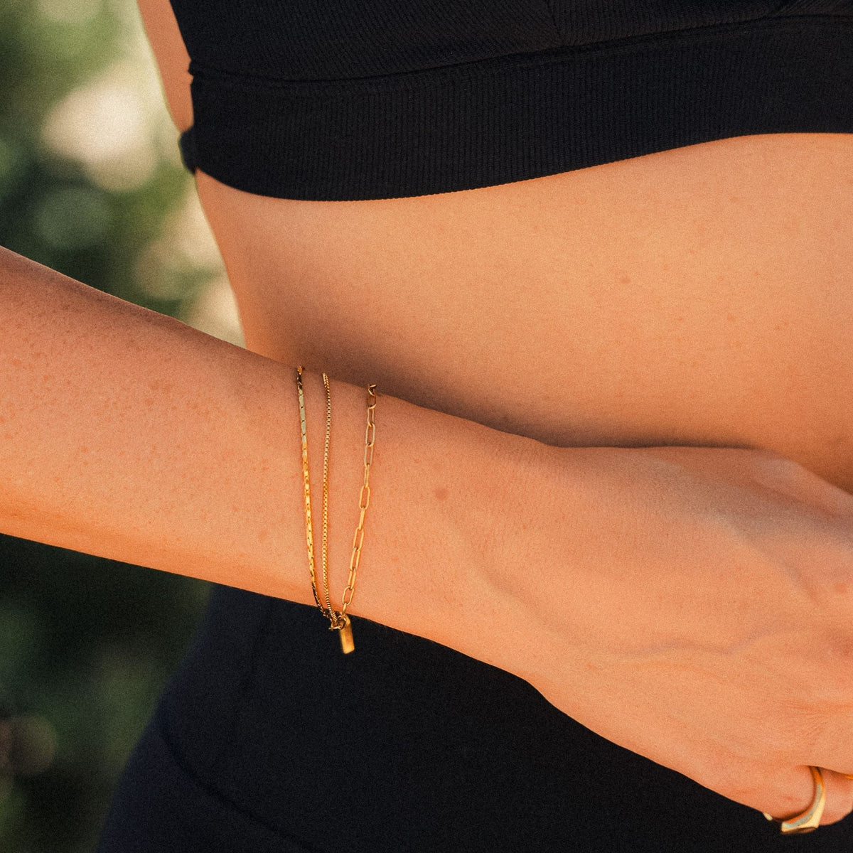 Golden Layered Bracelet - Mari Gavane