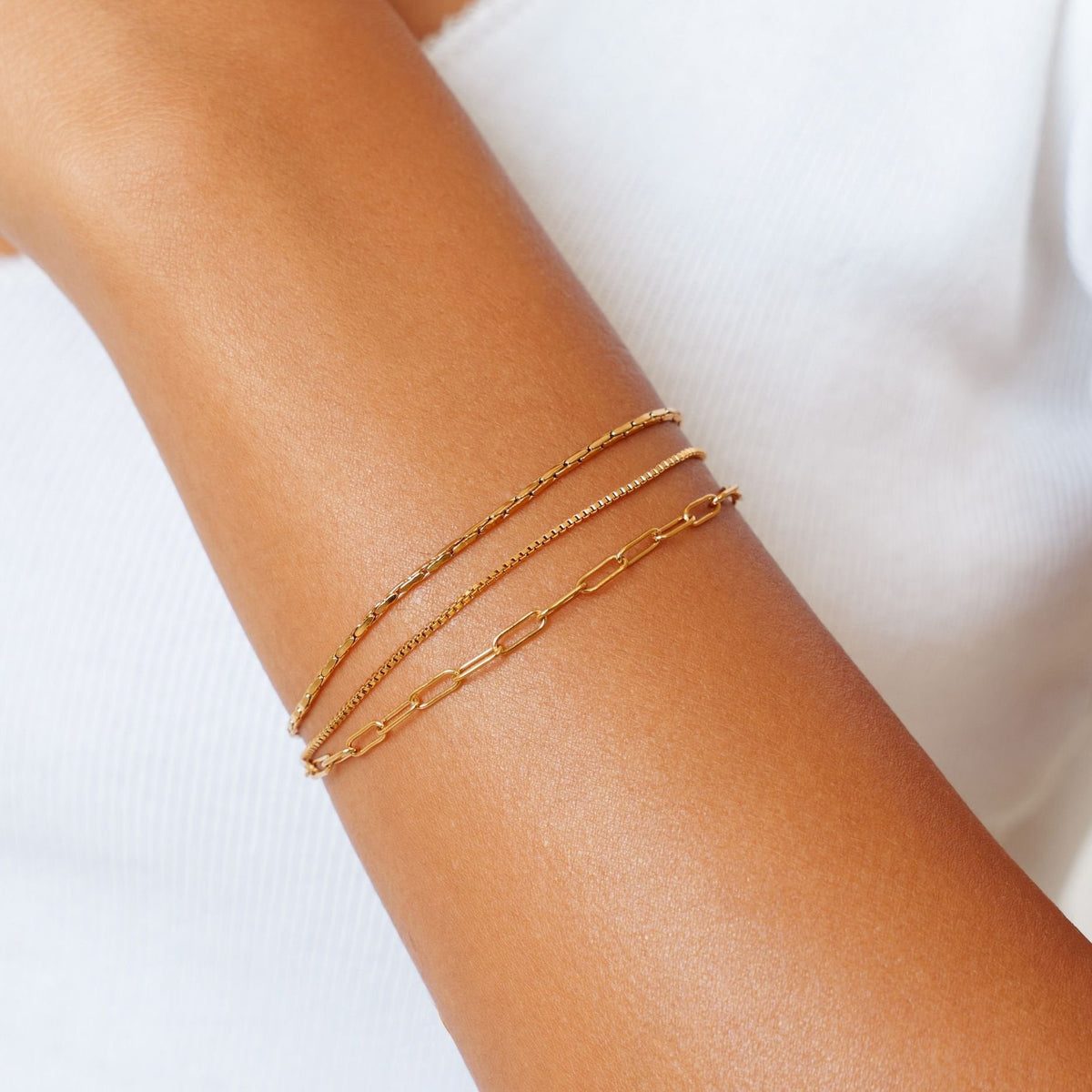 Golden Layered Bracelet - Mari Gavane