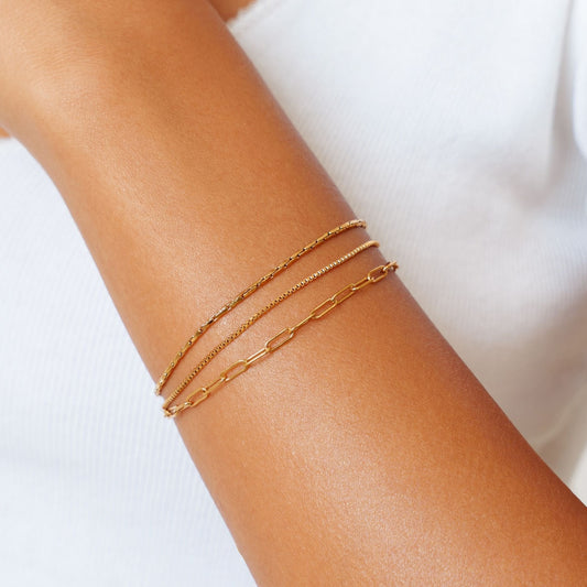 Golden Layered Bracelet - Mari Gavane