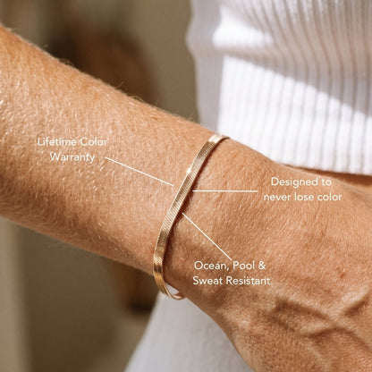 Kauai Herringbone Bracelet – waterproof bracelet by Mari Gavane (view 8)