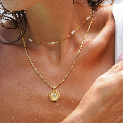 Inca Sun Necklace - Mari Gavane
