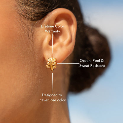 Laurel Hoops Earrings - Mari Gavane