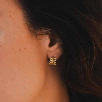Laurel Hoops Earrings - Mari Gavane