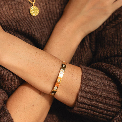Mother of Pearl Cuff - Mari Gavane