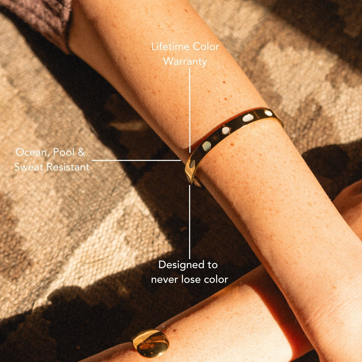 Mother of Pearl Cuff - Mari Gavane
