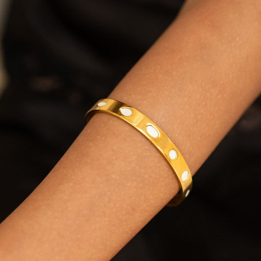 Mother of Pearl Cuff - Mari Gavane