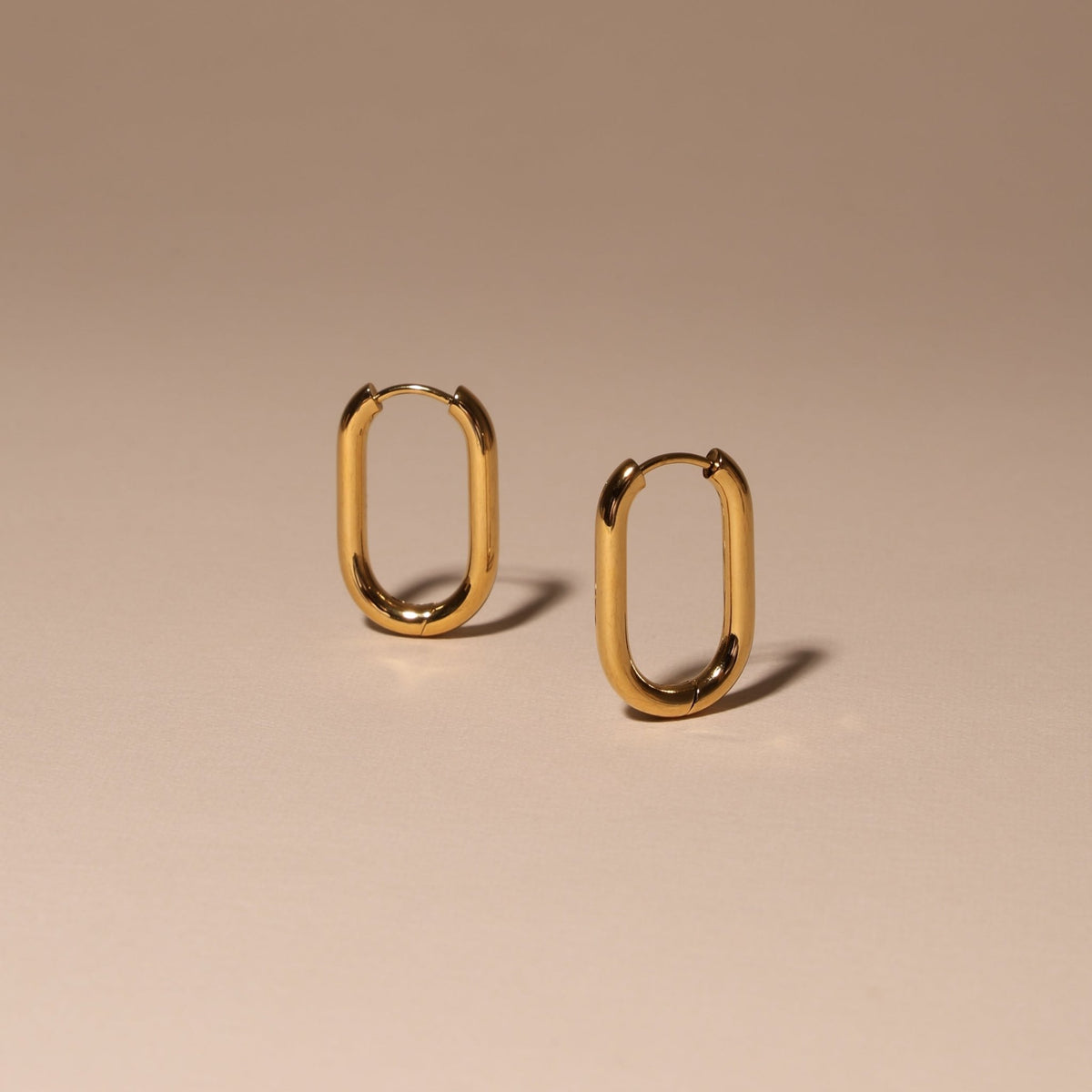 Oval Hoop Earrings - Mari Gavane