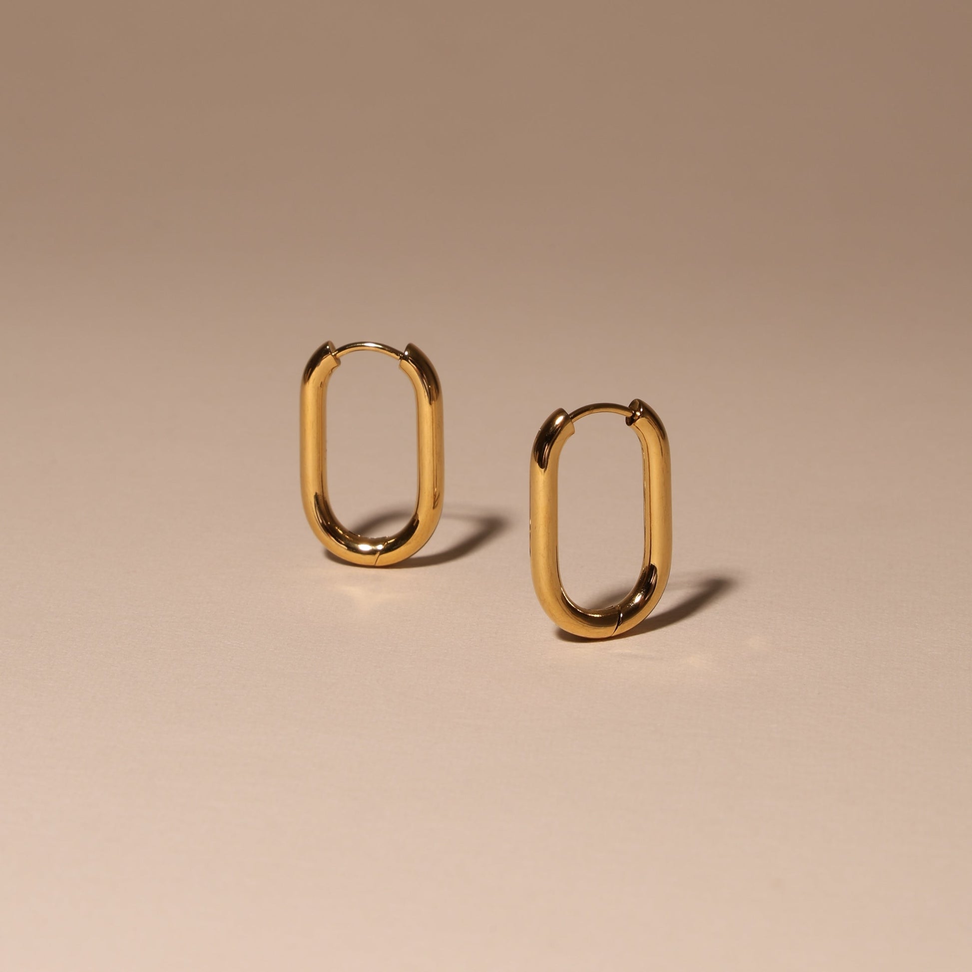 Oval Hoop Earrings