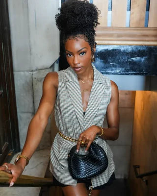 Customer wearing jewelry