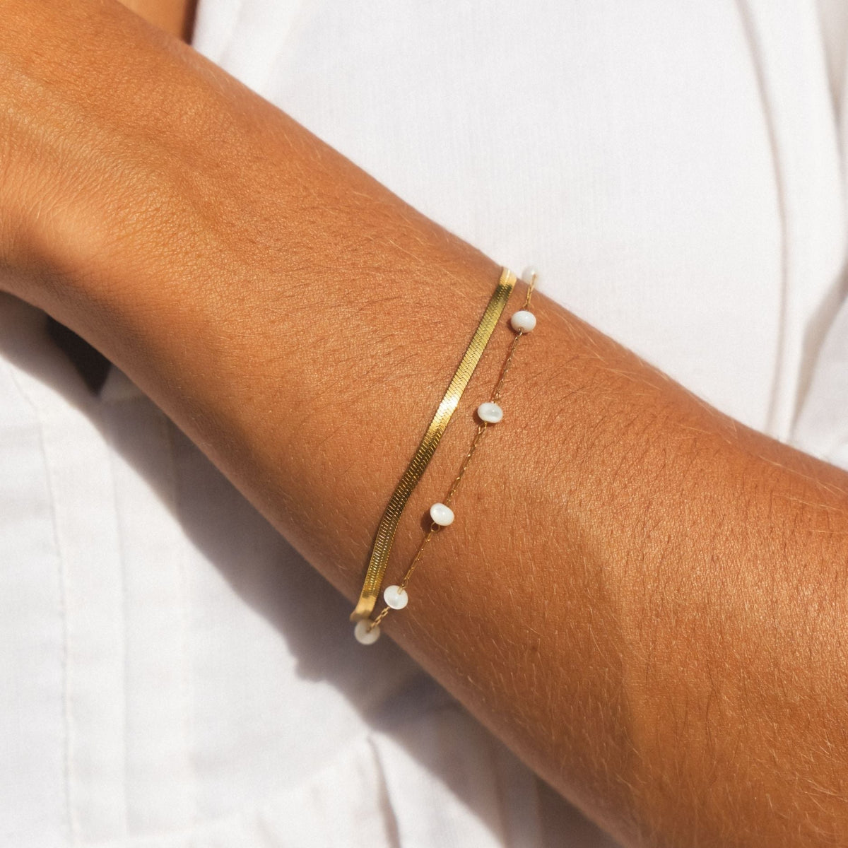 Santorini Layered Bracelet - Mari Gavane