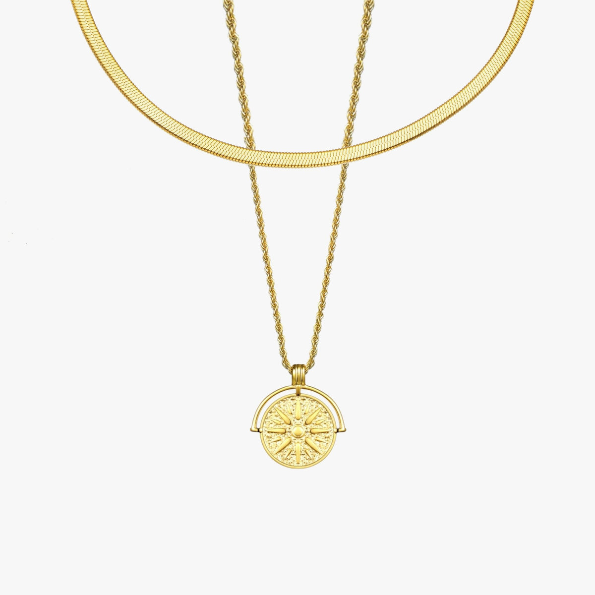 Sun Jewelry Gift Set, 18K Gold Stainless Steel, Waterproof - Mari Gavane