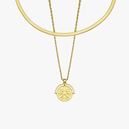 Sun Jewelry Gift Set, 18K Gold Stainless Steel, Waterproof - Mari Gavane