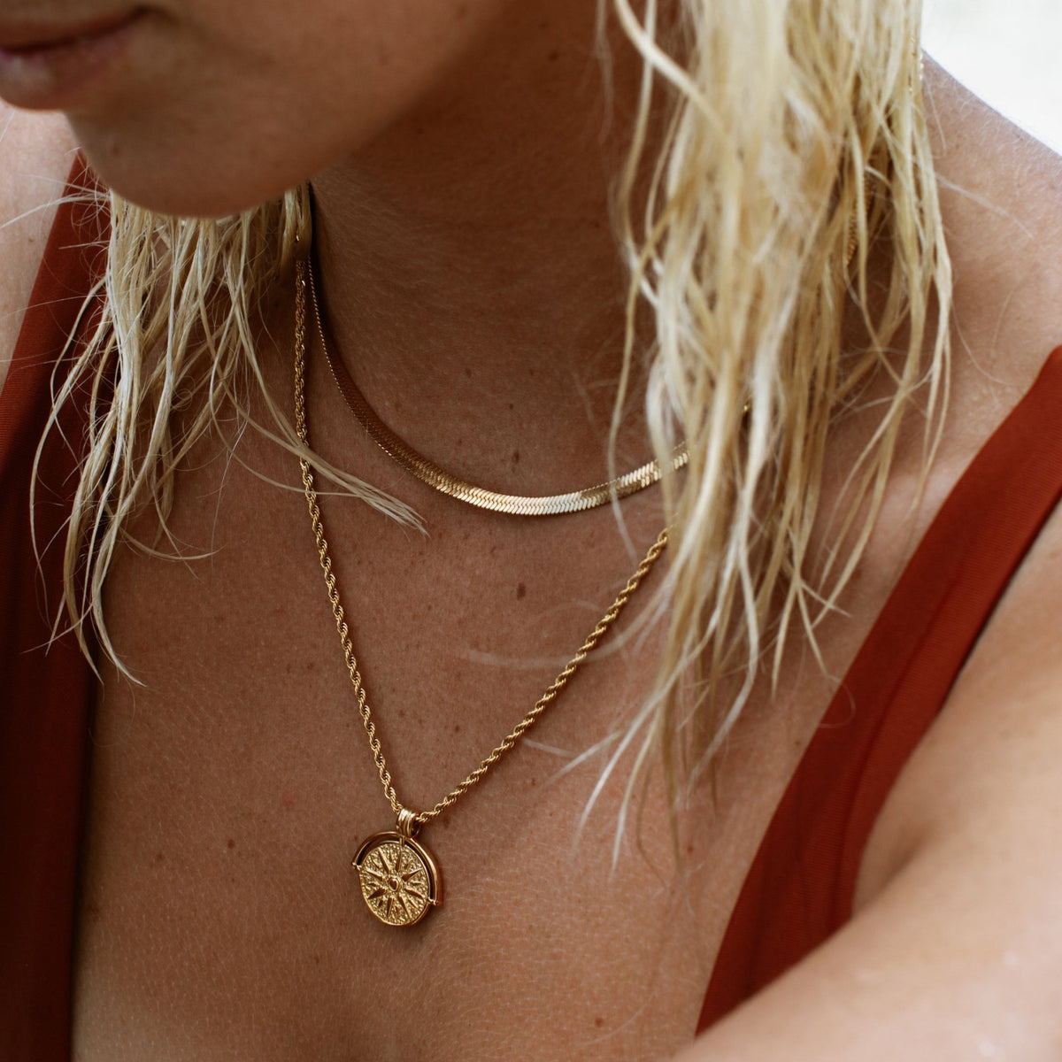 Sun Jewelry Gift Set, 18K Gold Stainless Steel, Waterproof - Mari Gavane
