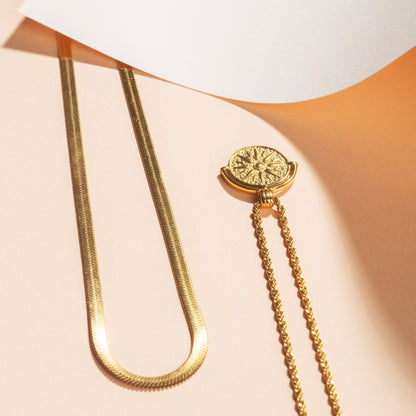 Sun Jewelry Gift Set, 18K Gold Stainless Steel, Waterproof - Mari Gavane