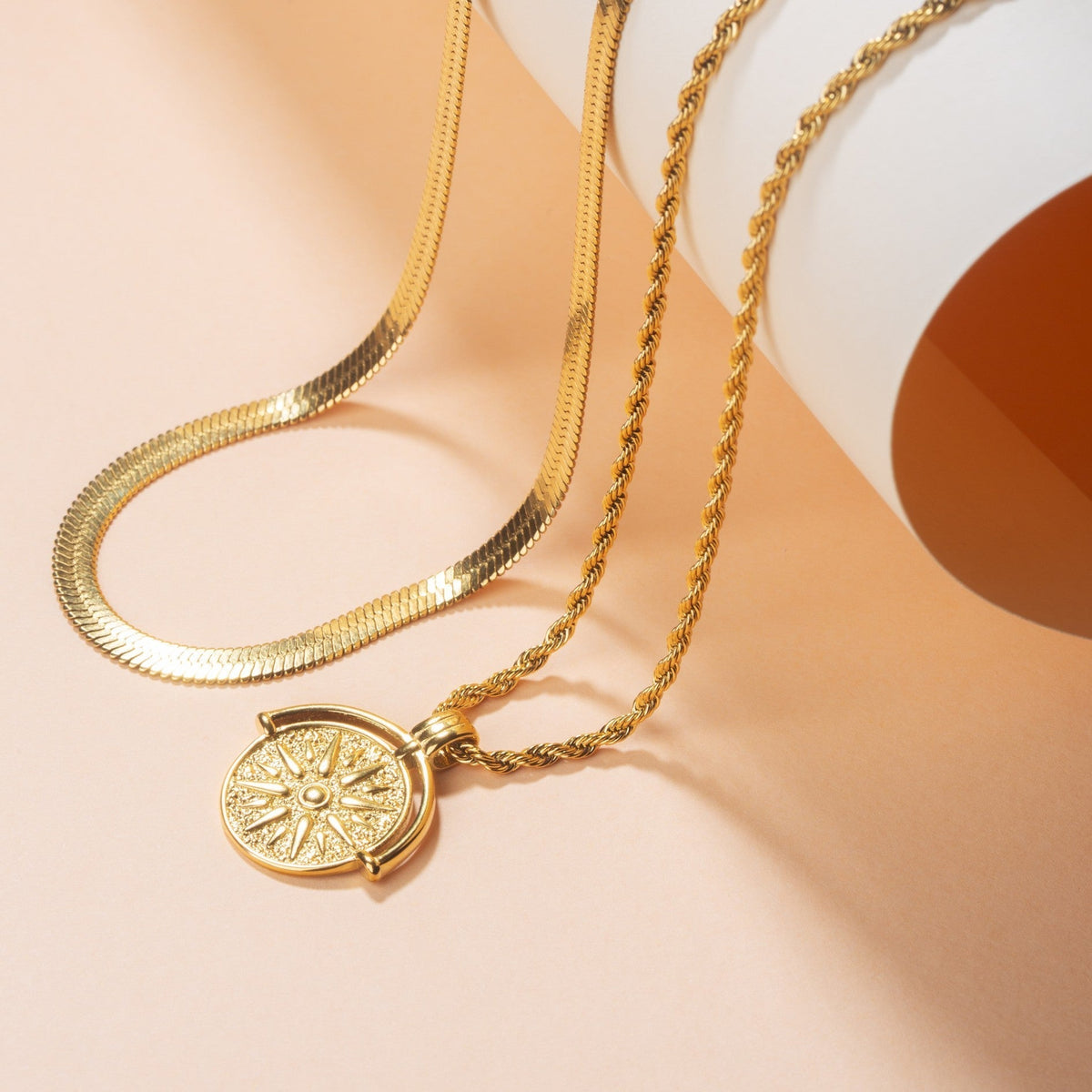 Sun Jewelry Gift Set, 18K Gold Stainless Steel, Waterproof - Mari Gavane