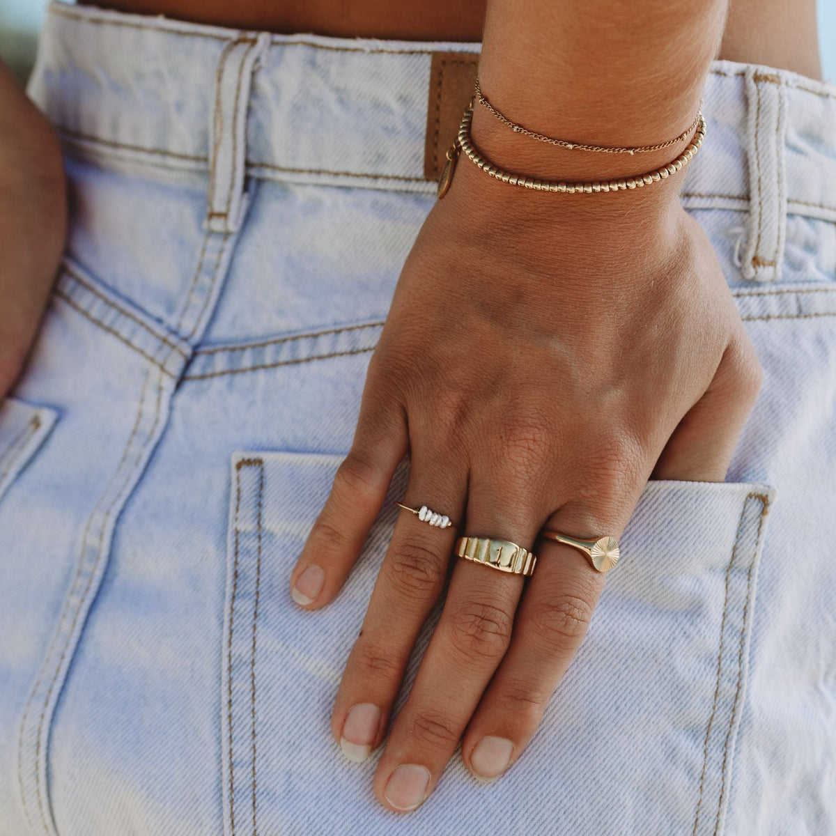 Sun Signet Ring - Mari Gavane