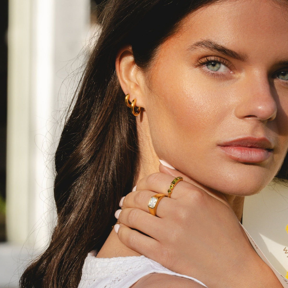 Thick Hoop Earrings - Mari Gavane