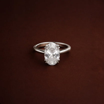 Oval Solitaire Ring