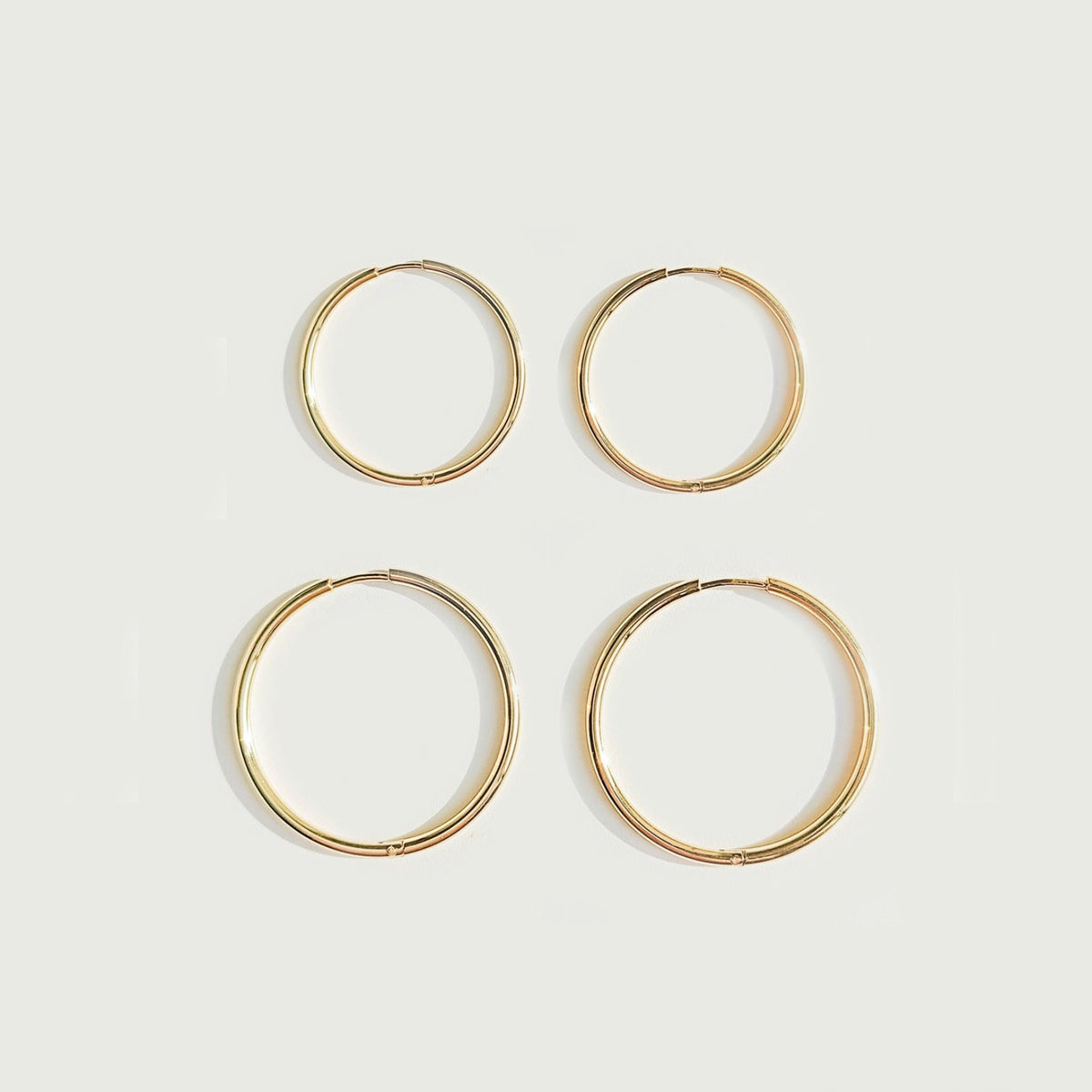 Thin Hoop Earrings - Mari Gavane