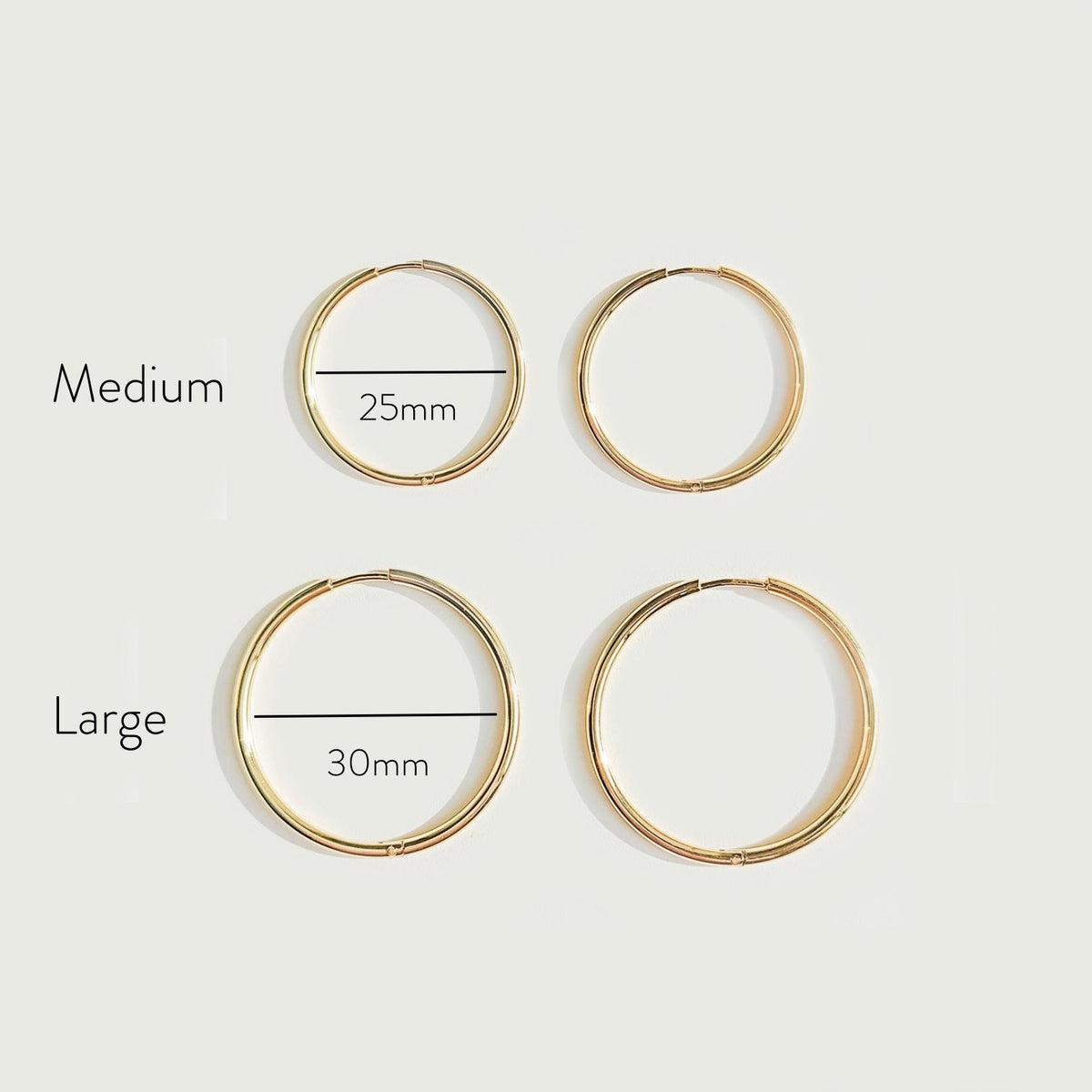 Thin Hoop Earrings - Mari Gavane