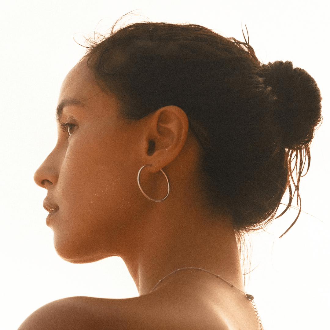 Thin Hoop Earrings - Mari Gavane