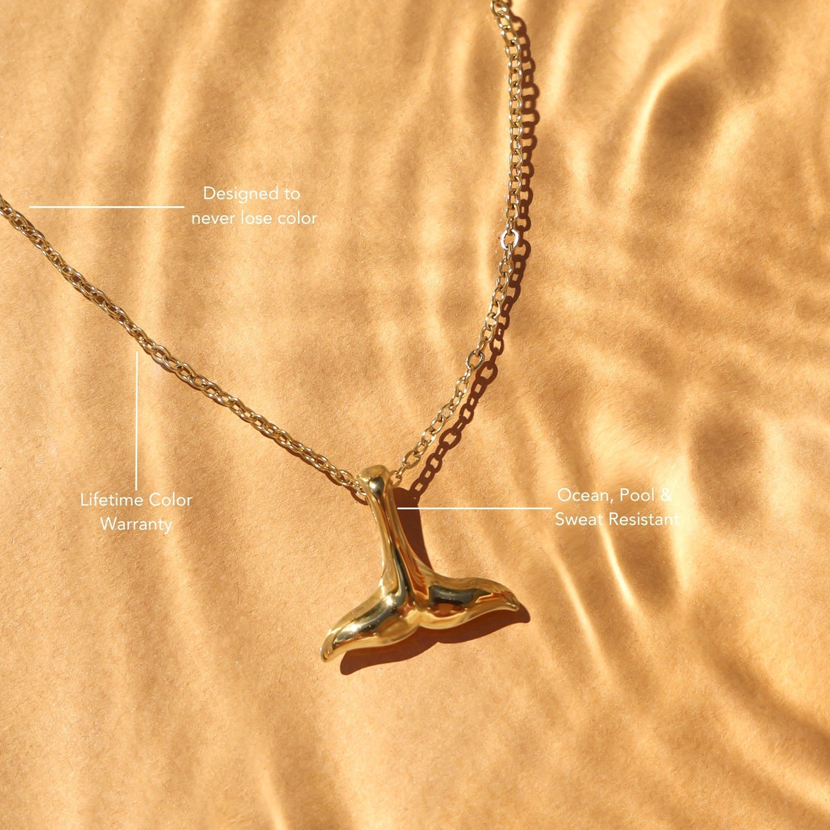 Whale Tail Necklace - Mari Gavane