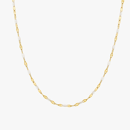 White Dainty Choker - Mari Gavane