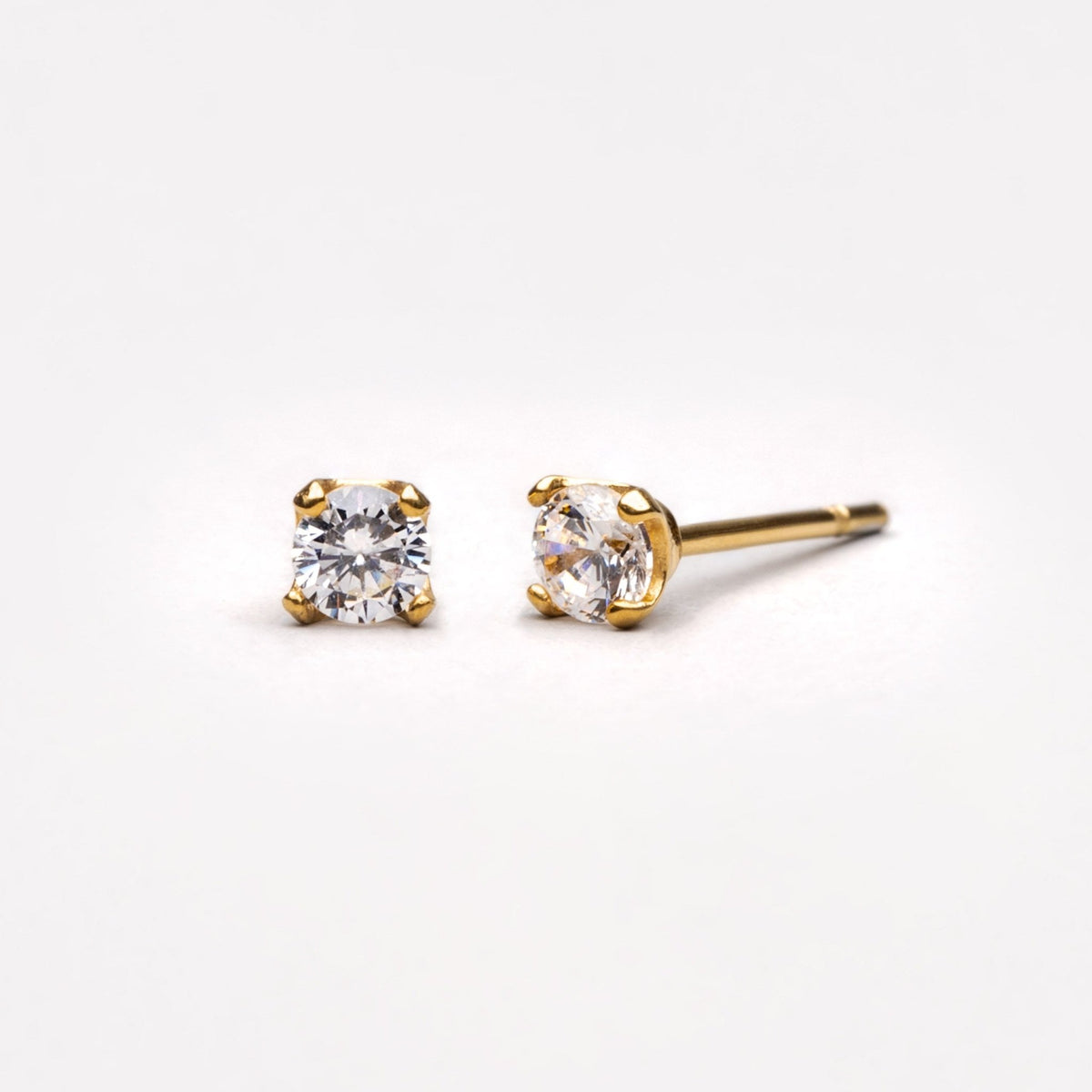 Zircon Stud Earrings - Mari Gavane