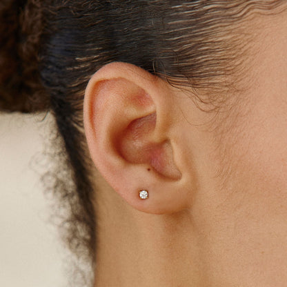 Zircon Stud Earrings - Mari Gavane