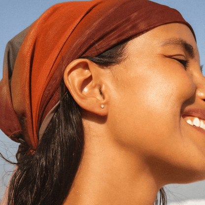 Zircon Stud Earrings - Mari Gavane
