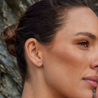 Zircon Stud Earrings - Mari Gavane